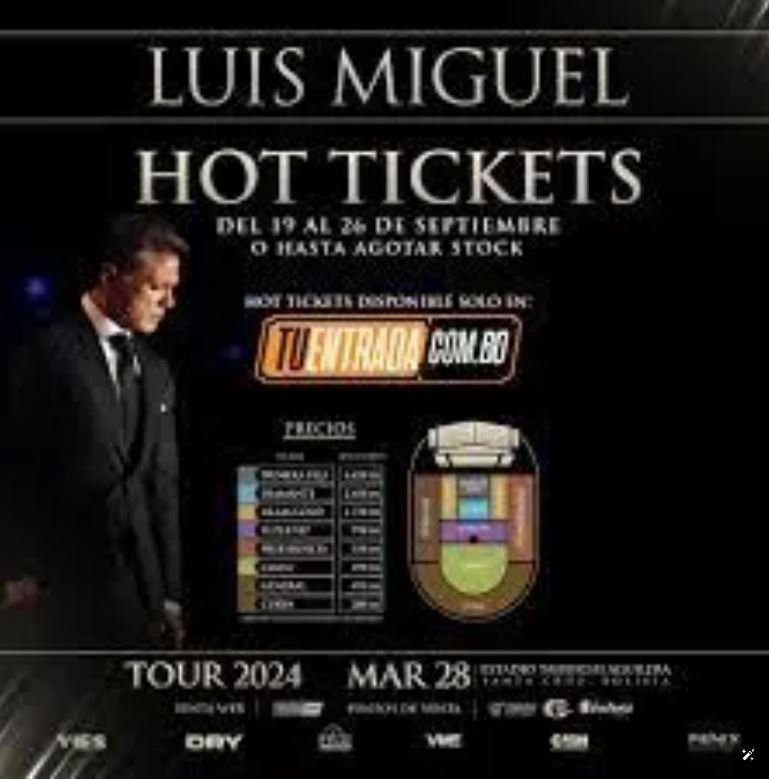¿Cómo devolverán las entradas para el concierto de Luis Miguel?