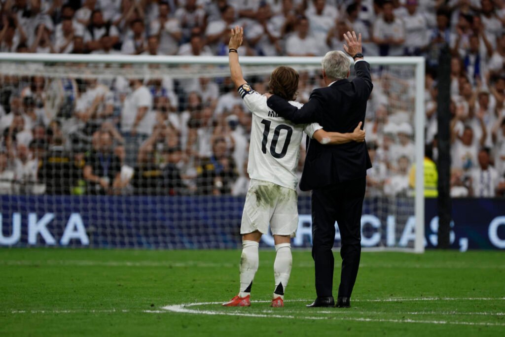Modric y Ancelotti, un adiós de leyenda